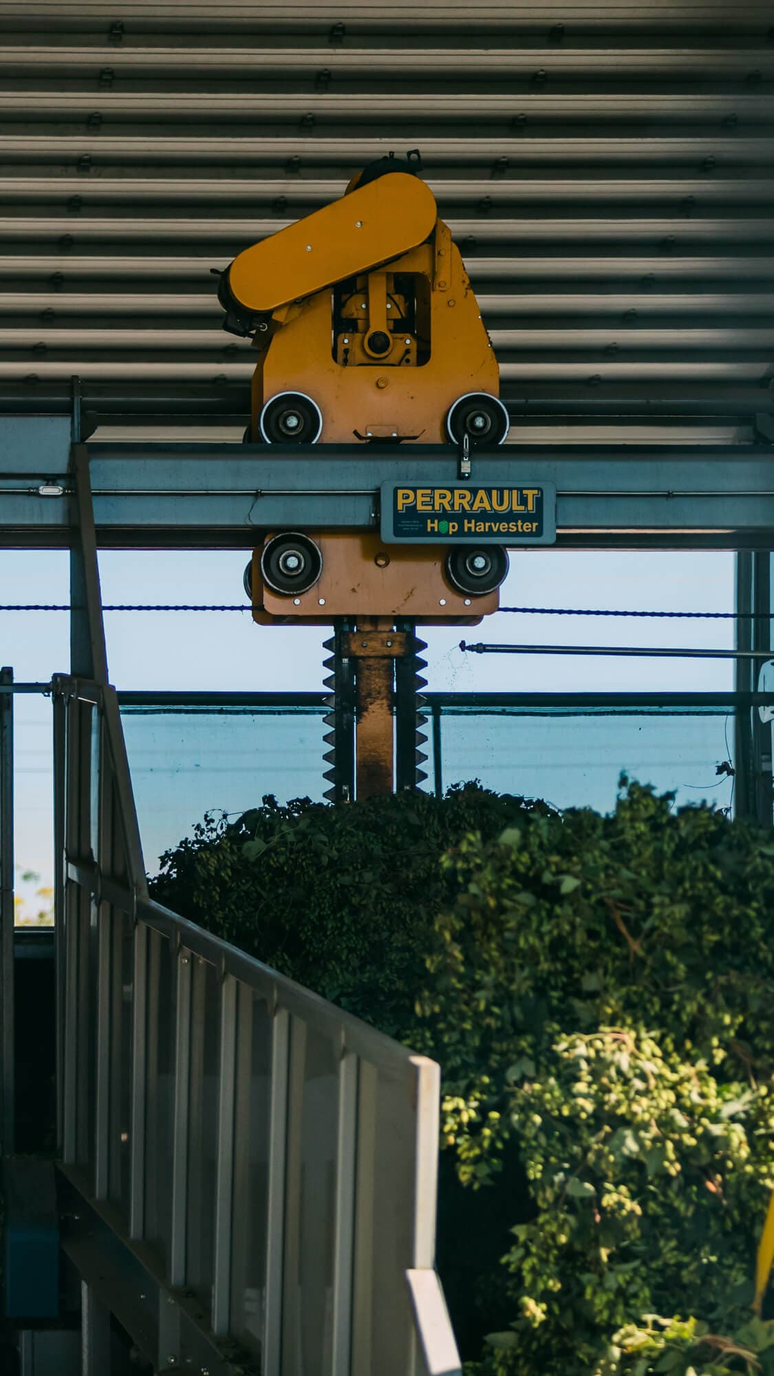 Image of a Perrault harvesting machine