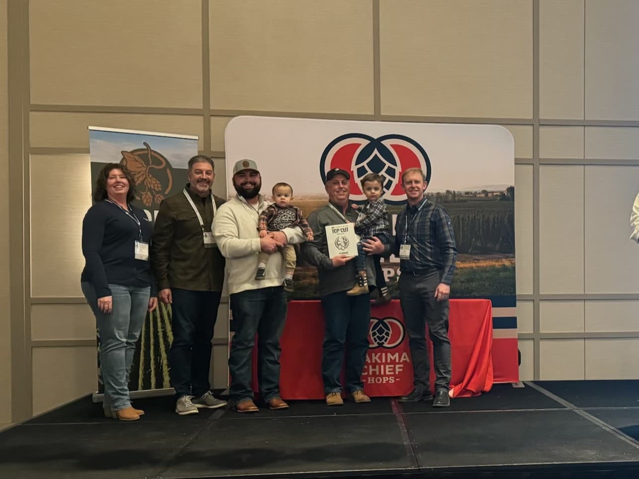 Top Cut Award Winners stand side by side