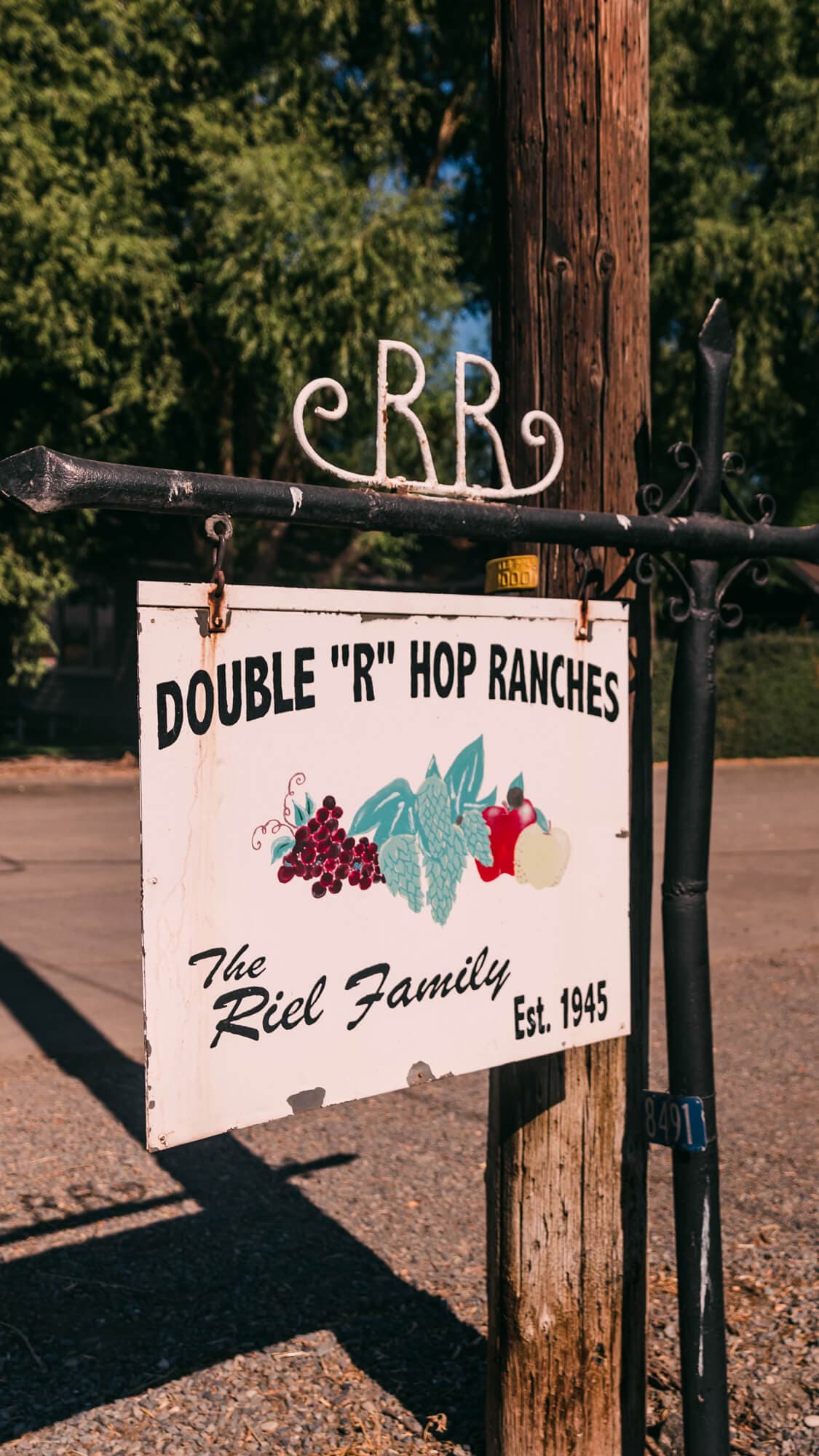 Image of Double R Hop Ranches original sign