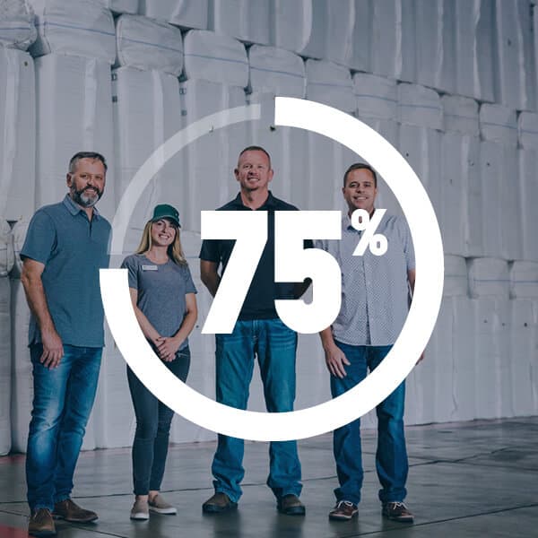 For every pound of hops sold, 75% of the resulting revenue is returned to the grower.