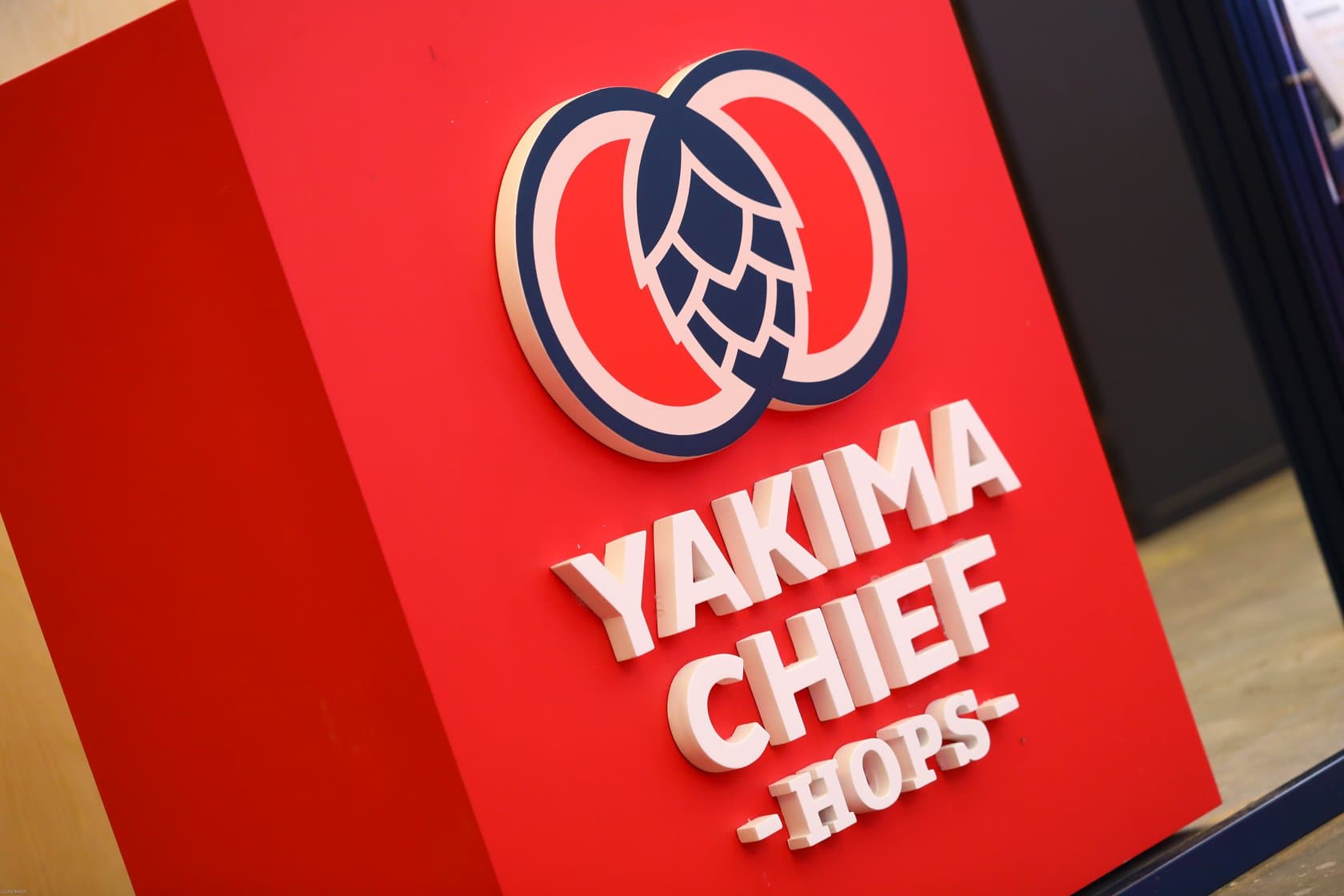 Yakima Chief Hops display wall